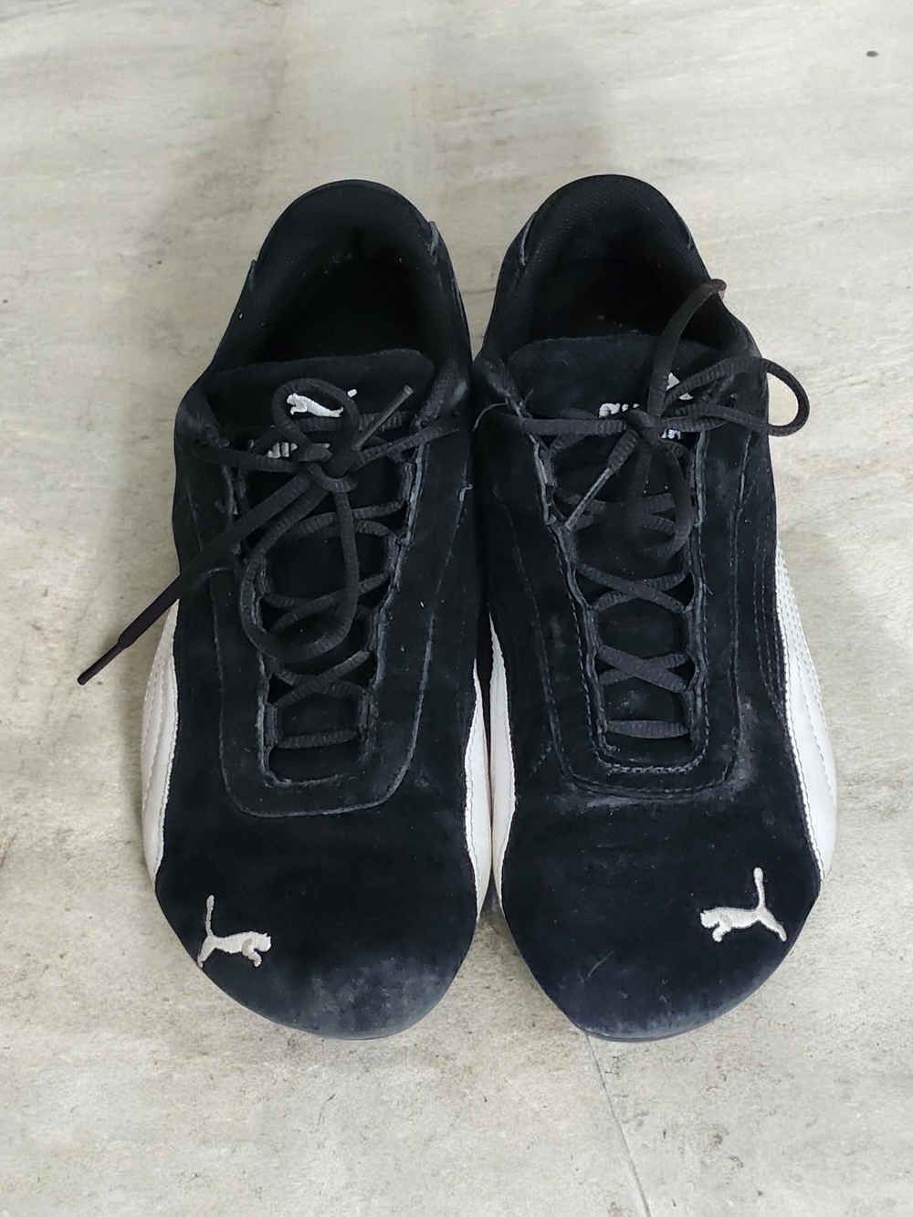 Puma Drift Cat Black & White Stripe Shoes